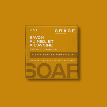 Savon naturel au miel et à l'avoine