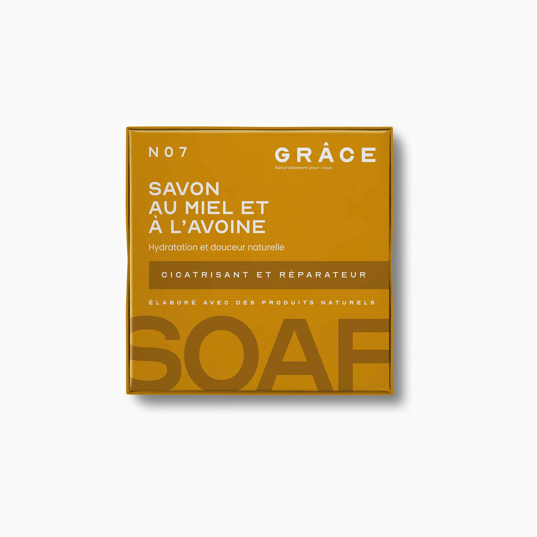 Savon naturel au miel et à l'avoine